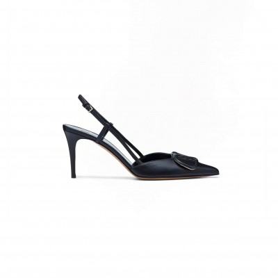 VALENTINO VLOGO SIGNATURE CALFSKIN SLINGBACK PUMP 80MM 3.15IN 5W2S0R01MZF_0NO